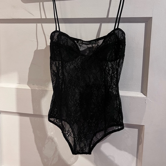 ZARA TRAFALUC LACE BODYSUIT - Picture 6 of 7